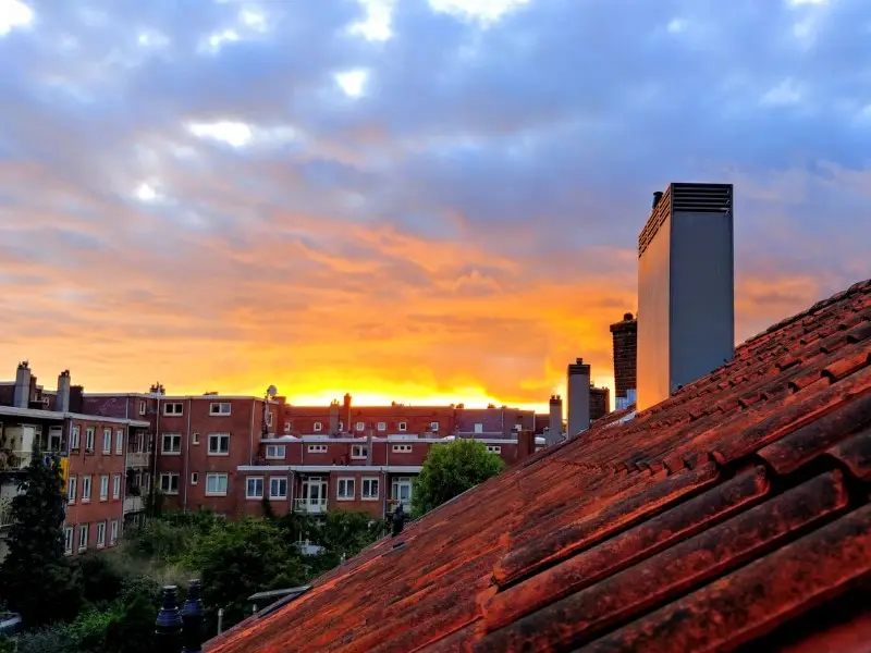 Waking up with sunset